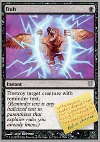 Duh [Unhinged] MTG Single Magic: The Gathering  | Multizone: Comics And Games