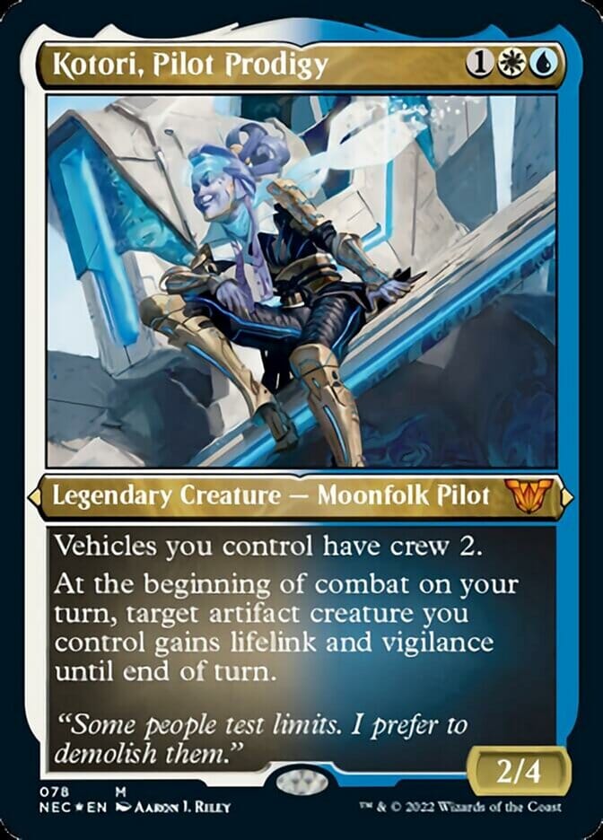 Kotori, Pilot Prodigy (Showcase Display Commander) [Kamigawa: Neon Dynasty Commander] MTG Single Magic: The Gathering  | Multizone: Comics And Games