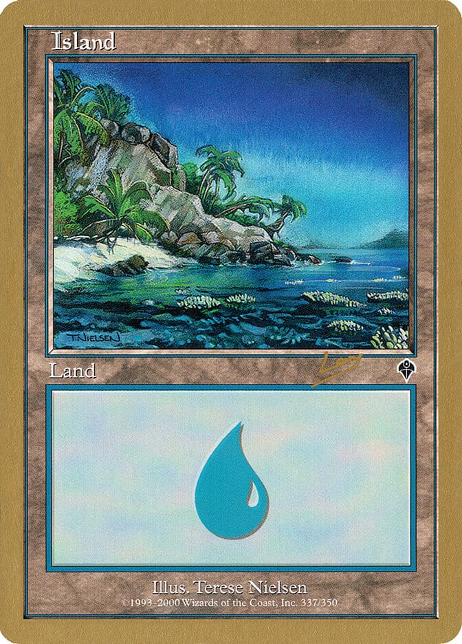 Island (rl337a) (Raphael Levy) [World Championship Decks 2002] MTG Single Magic: The Gathering  | Multizone: Comics And Games