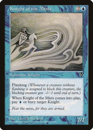 Knight of the Mists [Visions] MTG Single Magic: The Gathering  | Multizone: Comics And Games