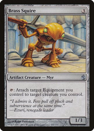 Brass Squire [Mirrodin Besieged] MTG Single Magic: The Gathering  | Multizone: Comics And Games