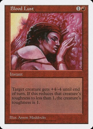 Blood Lust [Fifth Edition] MTG Single Magic: The Gathering  | Multizone: Comics And Games