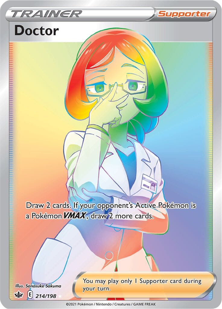 Doctor (214/198) [Sword & Shield: Chilling Reign] Pokemon Single Pokémon  | Multizone: Comics And Games
