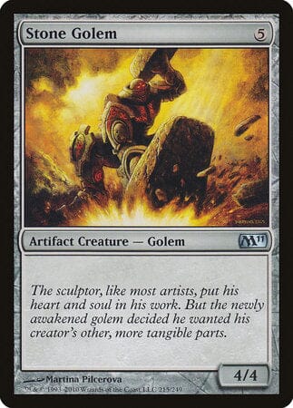 Stone Golem [Magic 2011] MTG Single Magic: The Gathering  | Multizone: Comics And Games