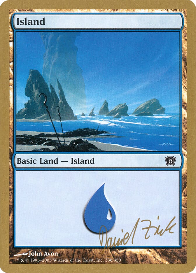 Island (dz336) (Daniel Zink) [World Championship Decks 2003] MTG Single Magic: The Gathering  | Multizone: Comics And Games