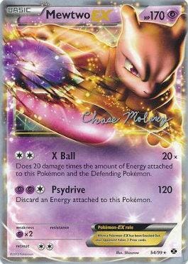 Mewtwo EX (54/99) (Eeltwo - Chase Moloney) [World Championships 2012] Pokemon Single Pokémon  | Multizone: Comics And Games