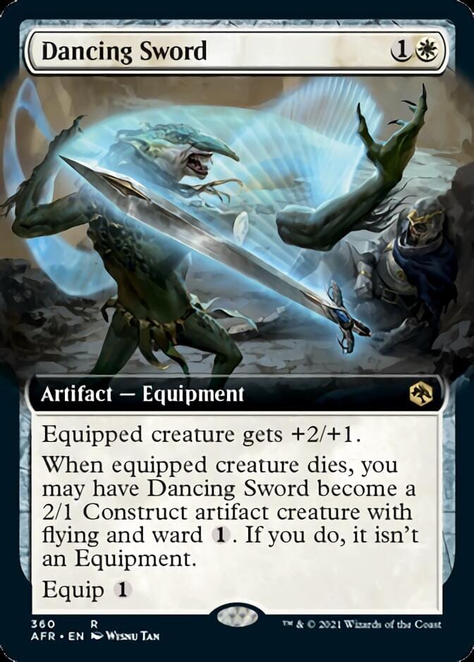 Dancing Sword (Extended) [Dungeons & Dragons: Adventures in the Forgotten Realms] MTG Single Magic: The Gathering  | Multizone: Comics And Games