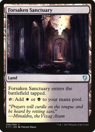 Forsaken Sanctuary [Commander 2017] MTG Single Magic: The Gathering  | Multizone: Comics And Games
