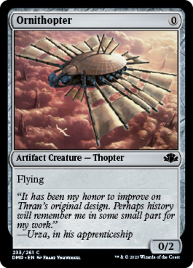 Ornithopter [Dominaria Remastered] MTG Single Magic: The Gathering  | Multizone: Comics And Games