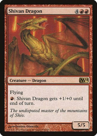 Shivan Dragon [Magic 2014] MTG Single Magic: The Gathering  | Multizone: Comics And Games