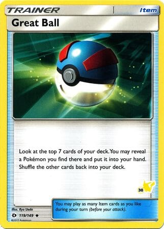 Great Ball (119/149) (Pikachu Stamp #38) [Battle Academy 2020] Pokemon Single Pokémon  | Multizone: Comics And Games