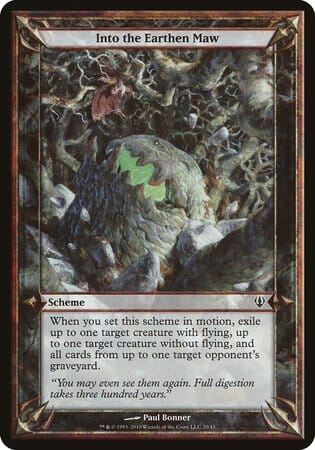 Into the Earthen Maw (Archenemy) [Archenemy Schemes] MTG Single Magic: The Gathering  | Multizone: Comics And Games