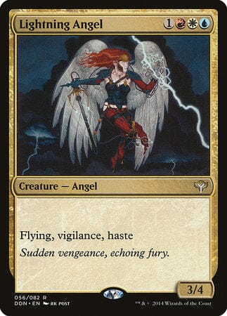 Lightning Angel [Duel Decks: Speed vs. Cunning] MTG Single Magic: The Gathering  | Multizone: Comics And Games