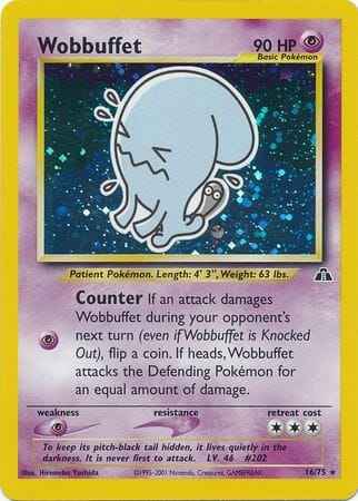 Wobbuffet (16/75) [Neo Discovery Unlimited] Pokemon Single Pokémon  | Multizone: Comics And Games