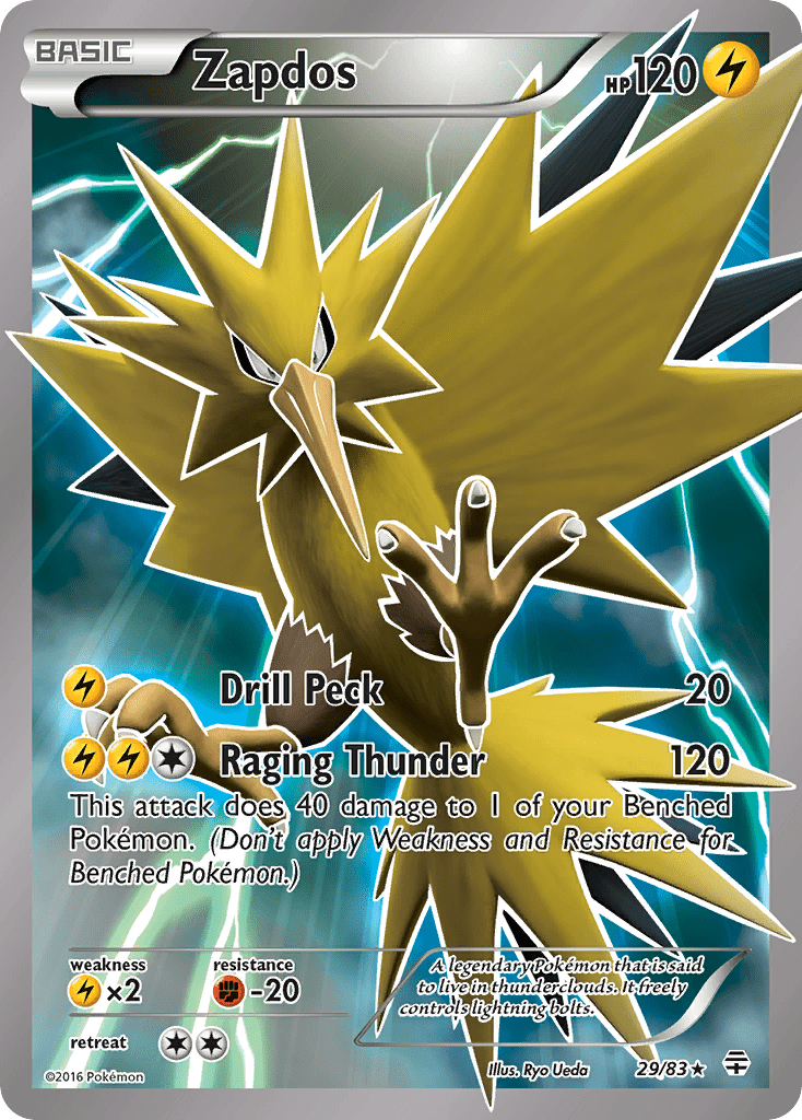 Zapdos (29/83) [XY: Generations] Pokemon Single Pokémon  | Multizone: Comics And Games