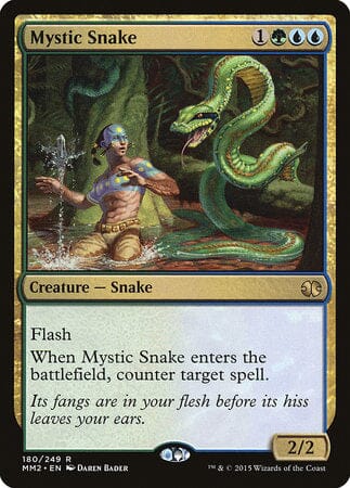 Mystic Snake [Modern Masters 2015] MTG Single Magic: The Gathering  | Multizone: Comics And Games