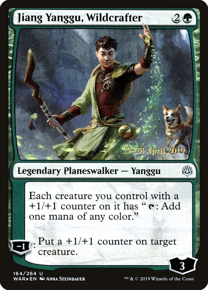 Jiang Yanggu, Wildcrafter [War of the Spark Prerelease Promos] MTG Single Magic: The Gathering  | Multizone: Comics And Games