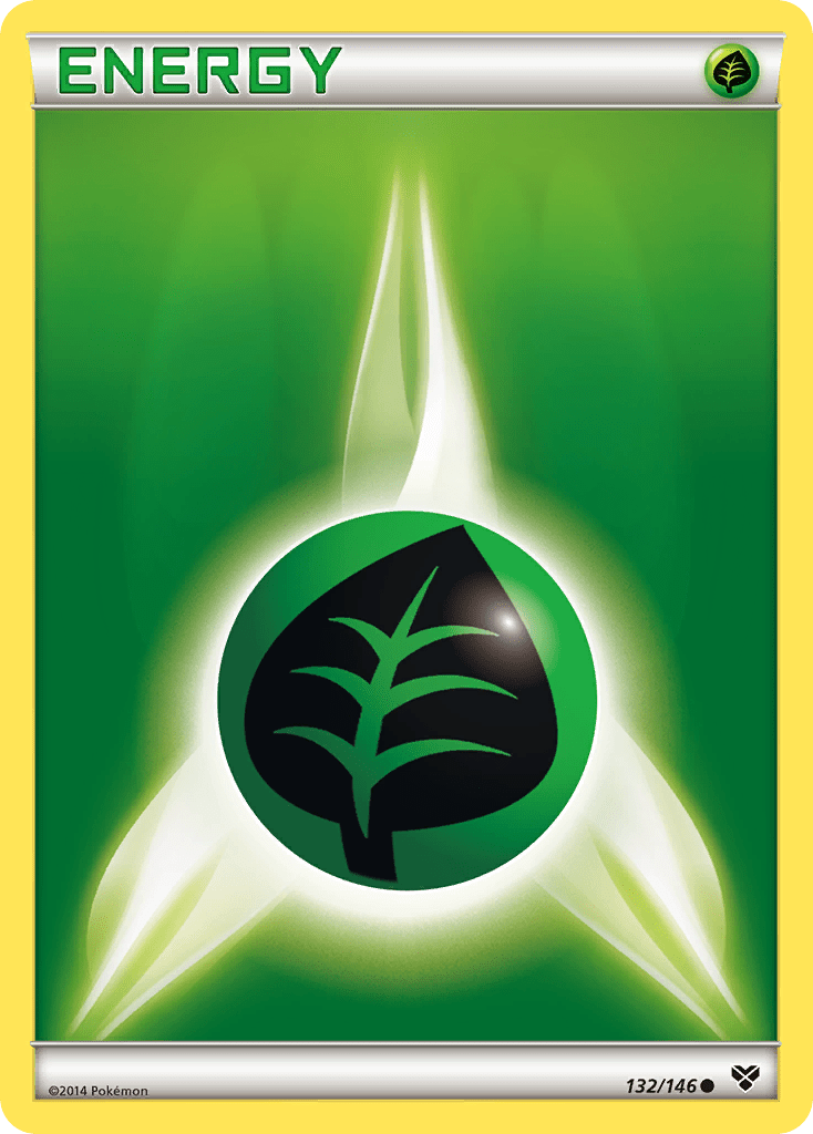 Grass Energy (132/146) [XY: Base Set] Pokemon Single Pokémon  | Multizone: Comics And Games