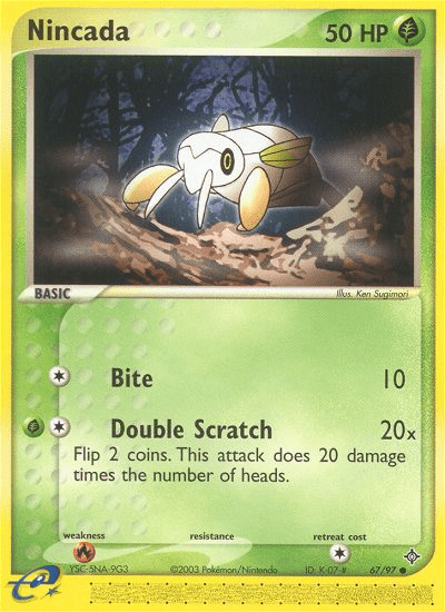 Nincada (67/97) [EX: Dragon] Pokemon Single Pokémon  | Multizone: Comics And Games
