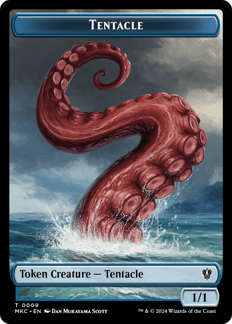 Tentacle // Koma's Coil Double-Sided Token [Murders at Karlov Manor Commander Tokens] MTG Single Magic: The Gathering  | Multizone: Comics And Games
