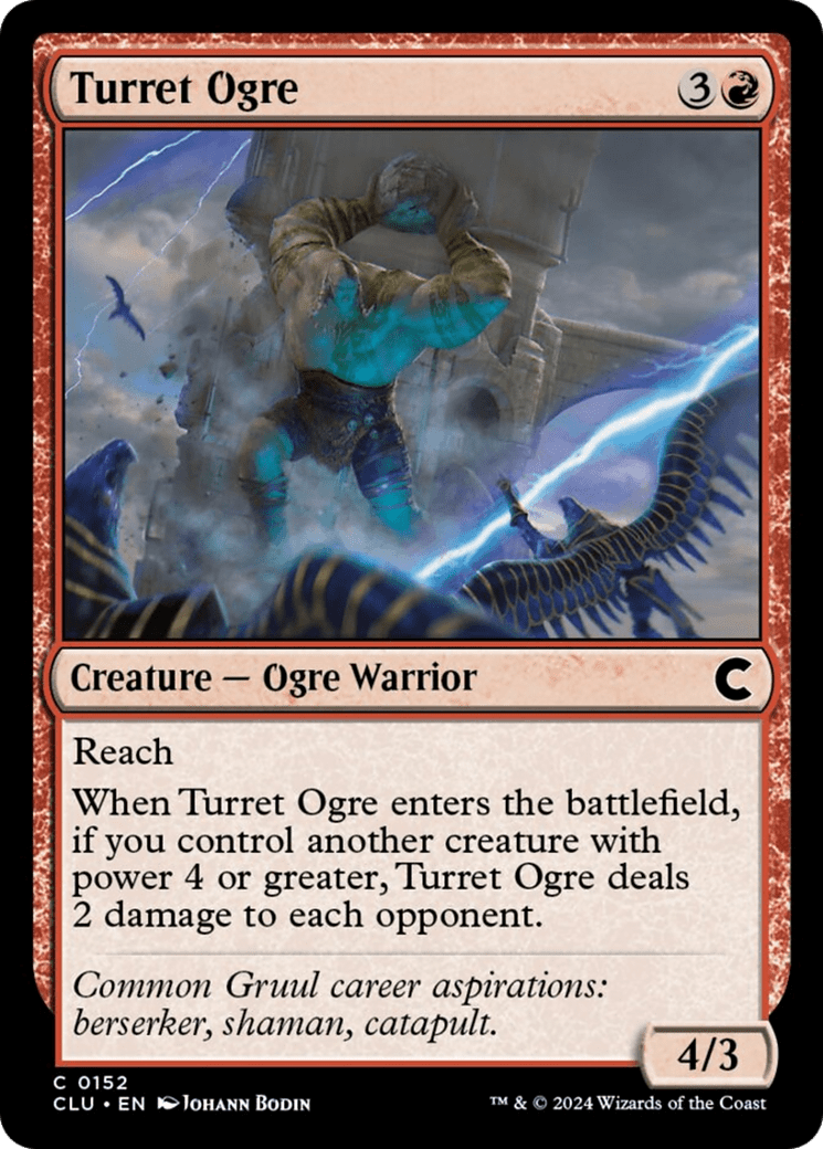 Turret Ogre [Ravnica: Clue Edition] MTG Single Magic: The Gathering  | Multizone: Comics And Games