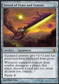 Sword of Feast and Famine [Mirrodin Besieged] MTG Single Magic: The Gathering  | Multizone: Comics And Games
