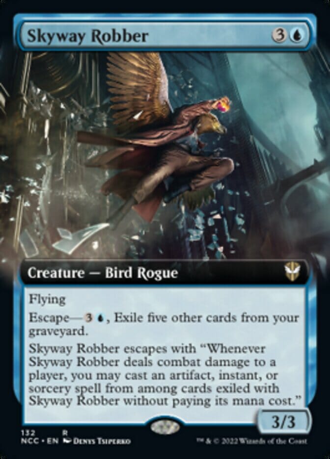 Skyway Robber (Extended Art) [Streets of New Capenna Commander] MTG Single Magic: The Gathering  | Multizone: Comics And Games