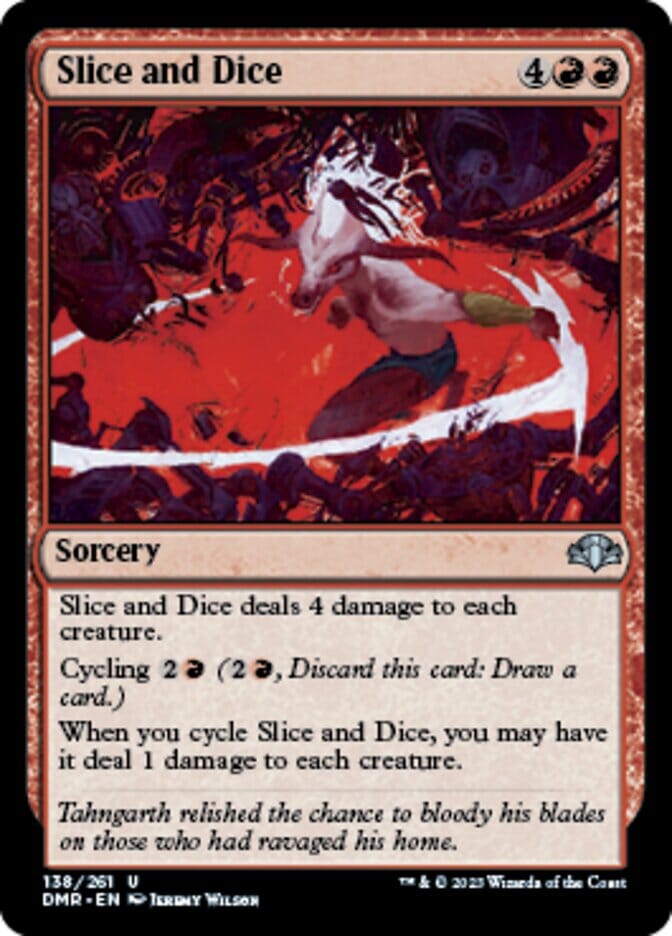 Slice and Dice [Dominaria Remastered] MTG Single Magic: The Gathering  | Multizone: Comics And Games