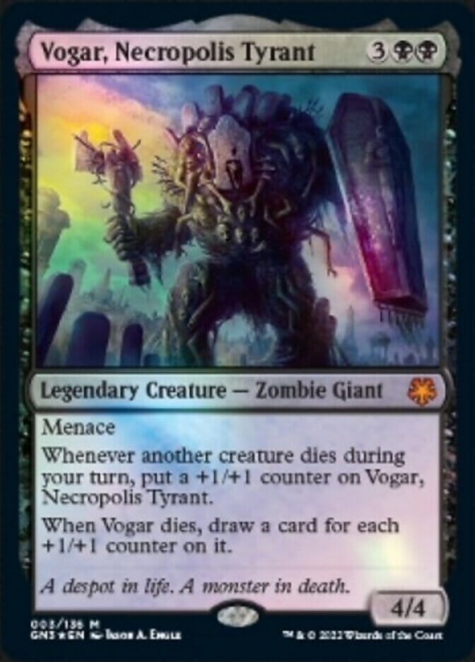 Vogar, Necropolis Tyrant [Game Night: Free-for-All] MTG Single Magic: The Gathering  | Multizone: Comics And Games