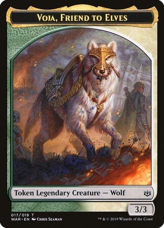 Voja, Friend to Elves Token [War of the Spark Tokens] MTG Single Magic: The Gathering  | Multizone: Comics And Games