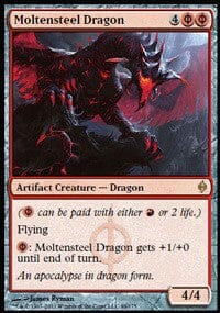 Moltensteel Dragon [New Phyrexia] MTG Single Magic: The Gathering  | Multizone: Comics And Games