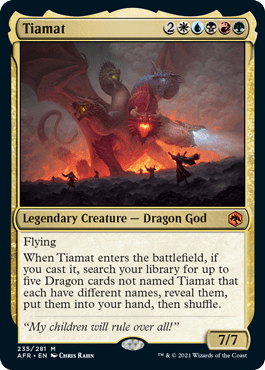 Tiamat [Dungeons & Dragons: Adventures in the Forgotten Realms] MTG Single Magic: The Gathering  | Multizone: Comics And Games