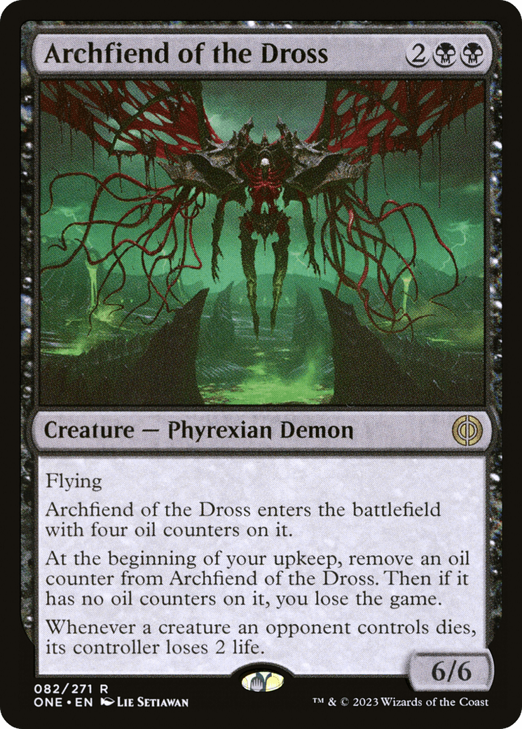 Archfiend of the Dross [Phyrexia: All Will Be One] MTG Single Magic: The Gathering  | Multizone: Comics And Games