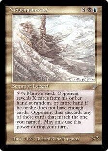 Nebuchadnezzar [Legends] MTG Single Magic: The Gathering  | Multizone: Comics And Games
