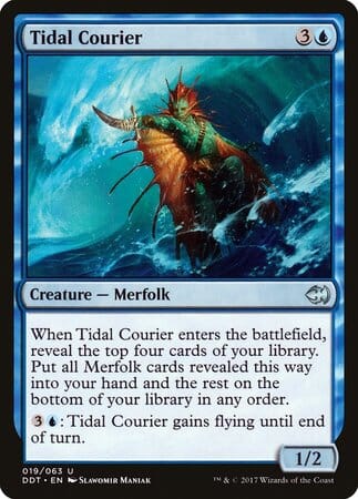 Tidal Courier [Duel Decks: Merfolk vs. Goblins] MTG Single Magic: The Gathering  | Multizone: Comics And Games