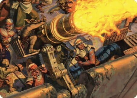 Mana Cannons Art Card [Dominaria United Art Series] MTG Single Magic: The Gathering  | Multizone: Comics And Games