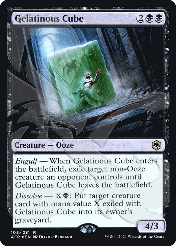 Gelatinous Cube (Ampersand Promo) [Dungeons & Dragons: Adventures in the Forgotten Realms Promos] MTG Single Magic: The Gathering  | Multizone: Comics And Games