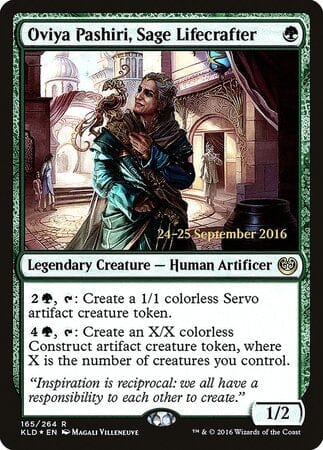 Oviya Pashiri, Sage Lifecrafter [Kaladesh Promos] MTG Single Magic: The Gathering  | Multizone: Comics And Games