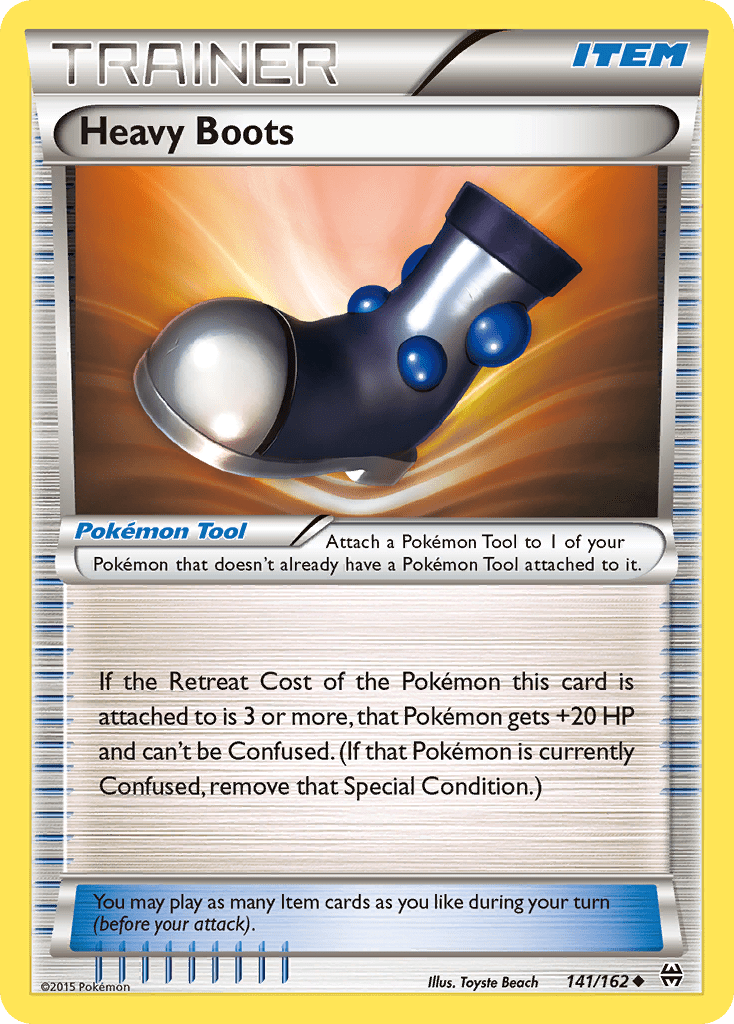 Heavy Boots (141/162) [XY: BREAKthrough] Pokemon Single Pokémon  | Multizone: Comics And Games
