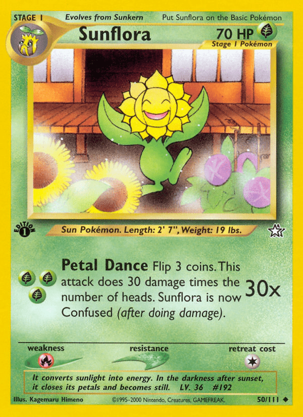 Sunflora (50/111) [Neo Genesis 1st Edition] Pokemon Single Pokémon  | Multizone: Comics And Games