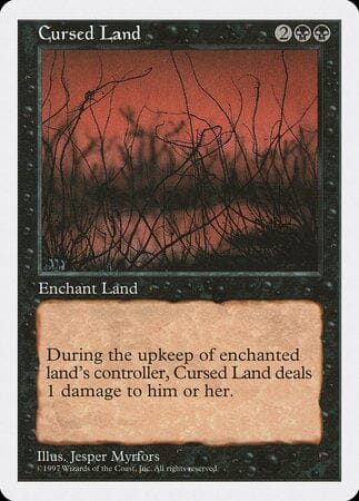 Cursed Land [Fifth Edition] MTG Single Magic: The Gathering  | Multizone: Comics And Games