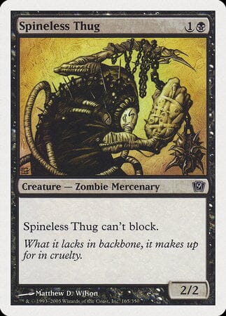 Spineless Thug [Ninth Edition] MTG Single Magic: The Gathering  | Multizone: Comics And Games