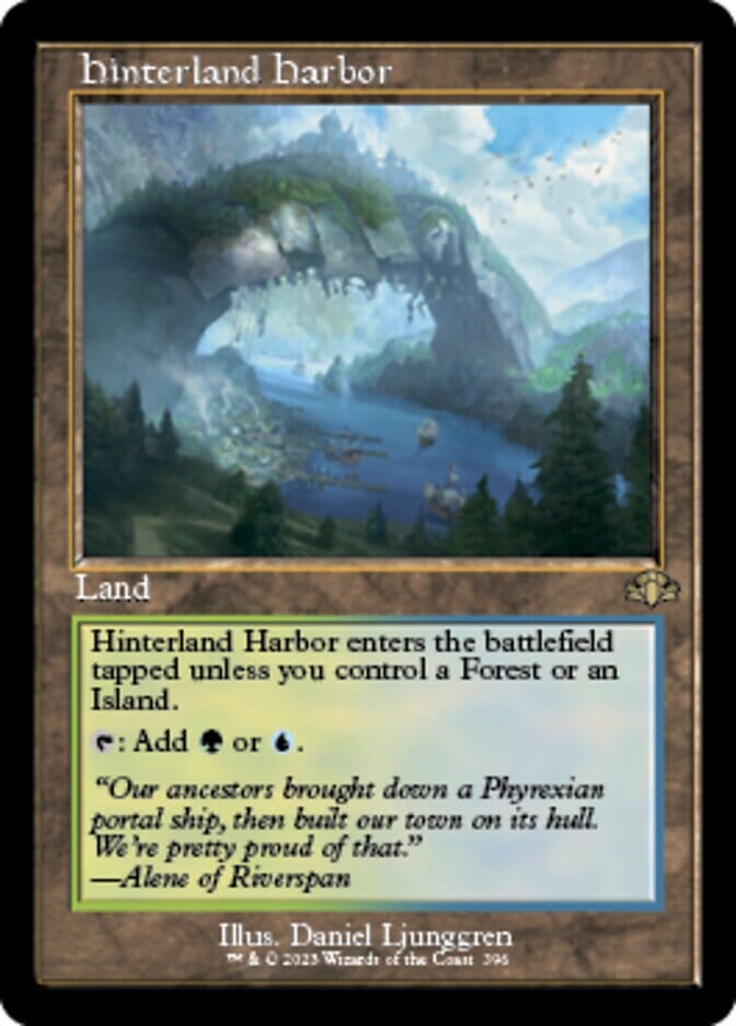 Hinterland Harbor (Retro) [Dominaria Remastered] MTG Single Magic: The Gathering  | Multizone: Comics And Games