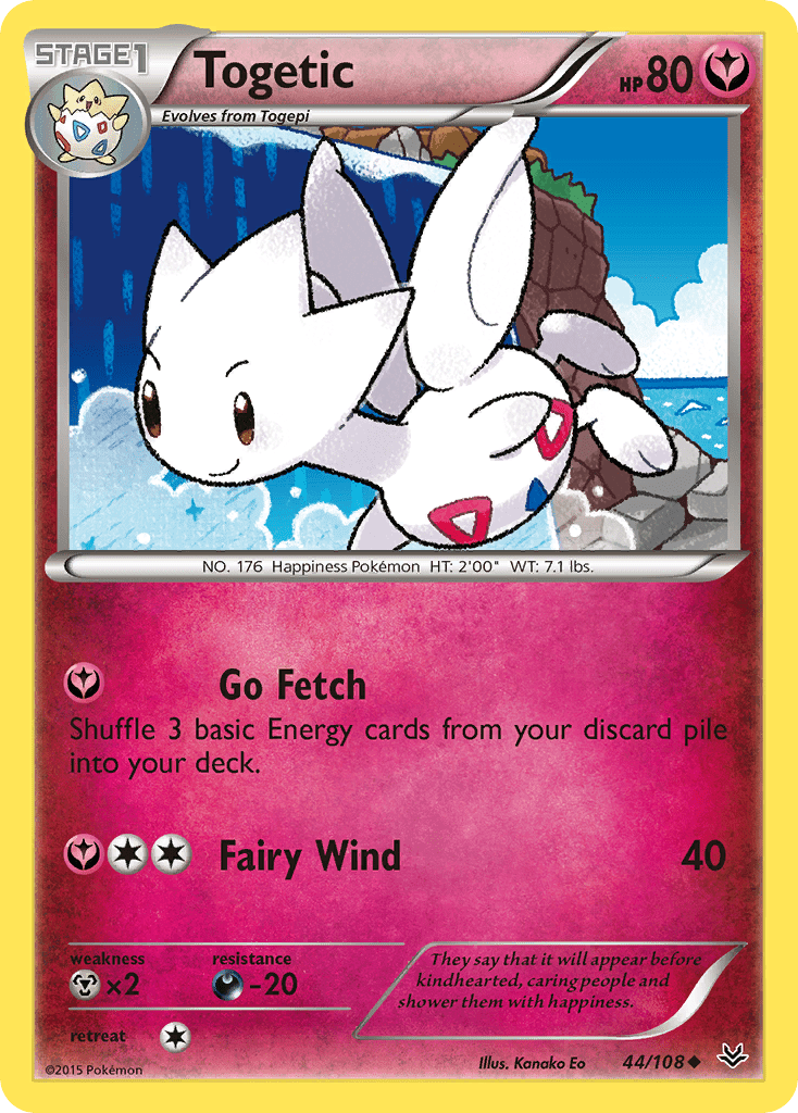 Togetic (44/108) [XY: Roaring Skies] Pokemon Single Pokémon  | Multizone: Comics And Games