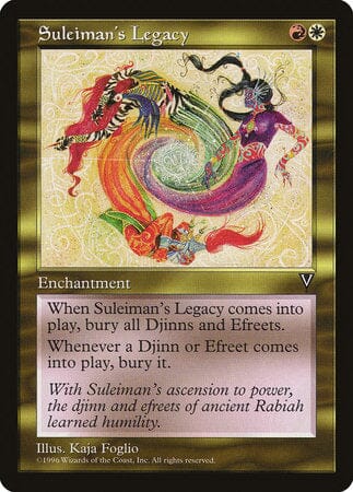 Suleiman's Legacy [Visions] MTG Single Magic: The Gathering  | Multizone: Comics And Games