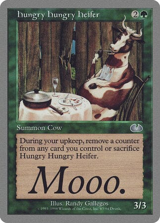 Hungry Hungry Heifer [Unglued] MTG Single Magic: The Gathering  | Multizone: Comics And Games