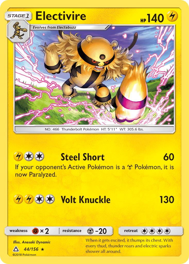 Electivire (44/156) [Sun & Moon: Ultra Prism] Pokemon Single Pokémon  | Multizone: Comics And Games