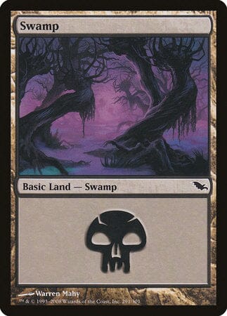 Swamp (291) [Shadowmoor] MTG Single Magic: The Gathering  | Multizone: Comics And Games