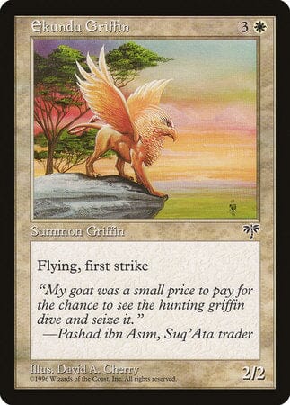 Ekundu Griffin [Mirage] MTG Single Magic: The Gathering  | Multizone: Comics And Games