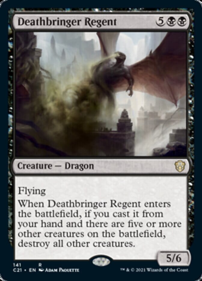Deathbringer Regent [Commander 2021] MTG Single Magic: The Gathering  | Multizone: Comics And Games